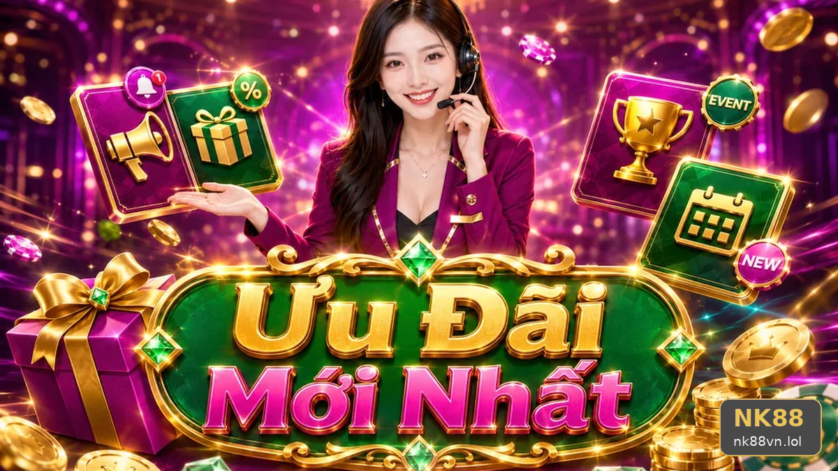 Nhận diện tin mới đến xác minh điều kiện nhận thưởng khuyến mãi NK88